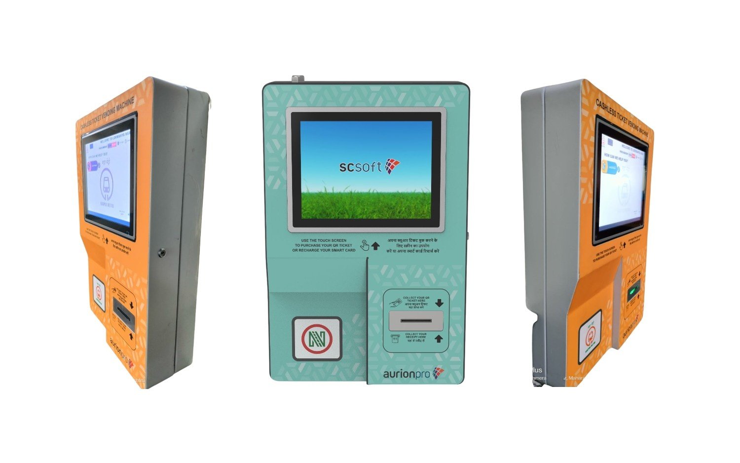 Cashless Ticket Vending Machine (TVM)